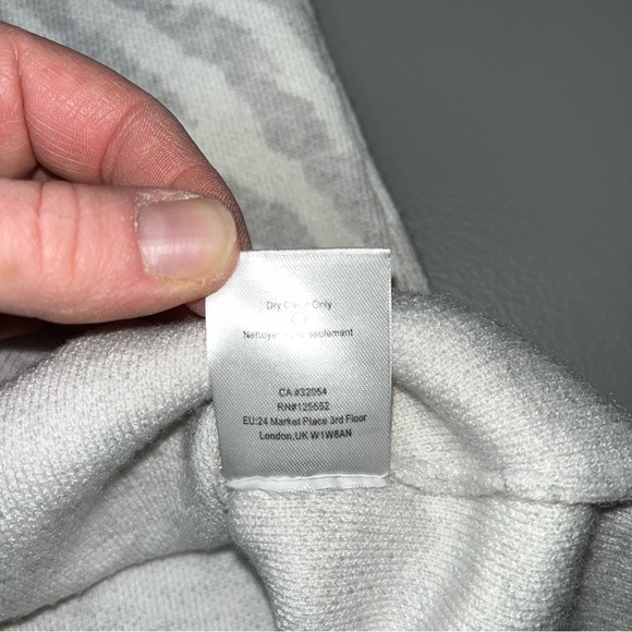 Anthropologie Dolan Zebra Animal Print Knit Ruffle Sweater Mini Skirt Sz Medium - Picture 7 of 9